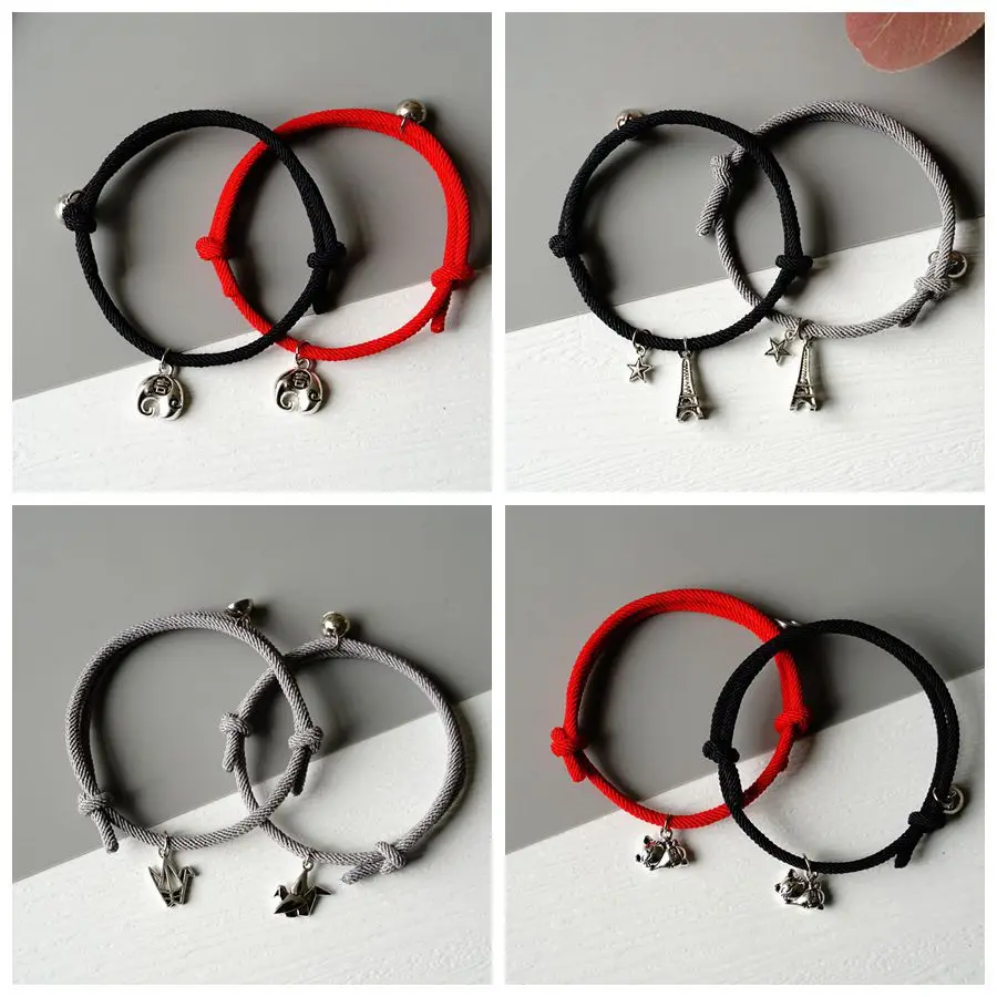 Модный разнообразный браслет из Миланской веревки тысяча бумажных журавлей