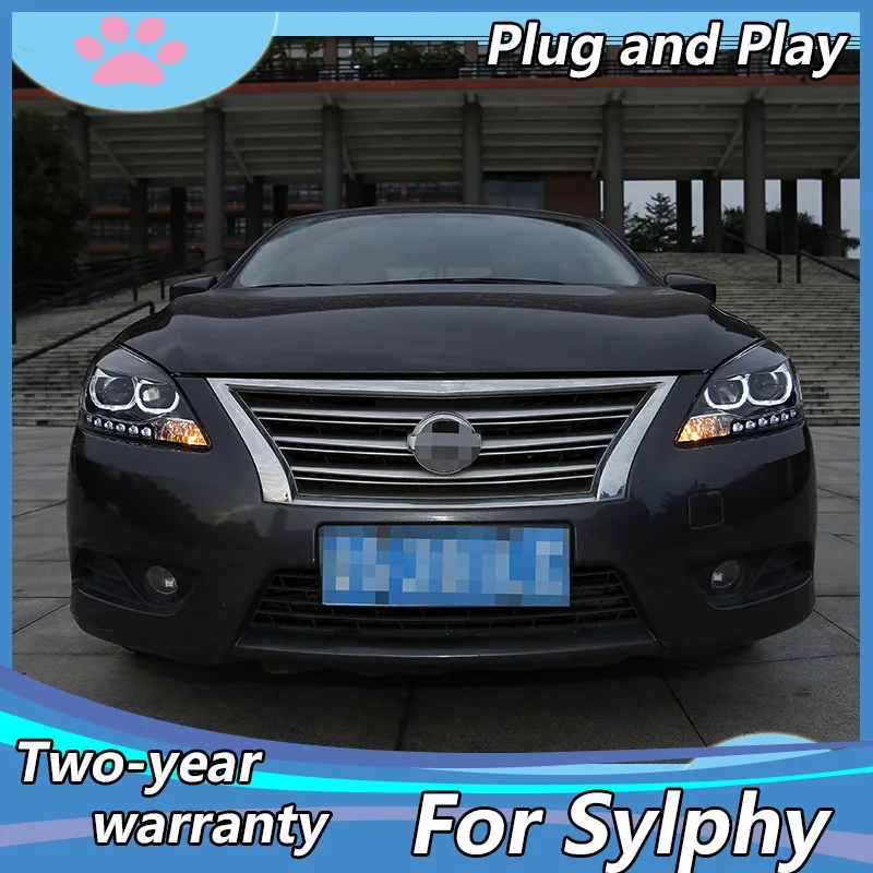 

Car Styling Car Styling for Nissan Sylphy Headlights 2012-2015 Sentra LED Headlight LED DRL Bi Xenon Lens High Low Beam