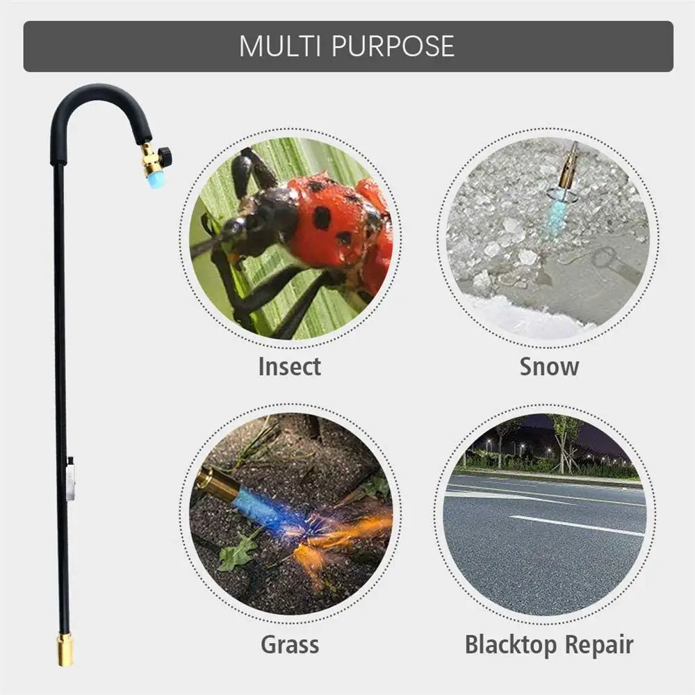 

Weeding Fire Guns Gas Blowtorch Burner Multipurpose Weeding Burner Torch Garden Hand Tools Gas Torch for for Outdoor Use