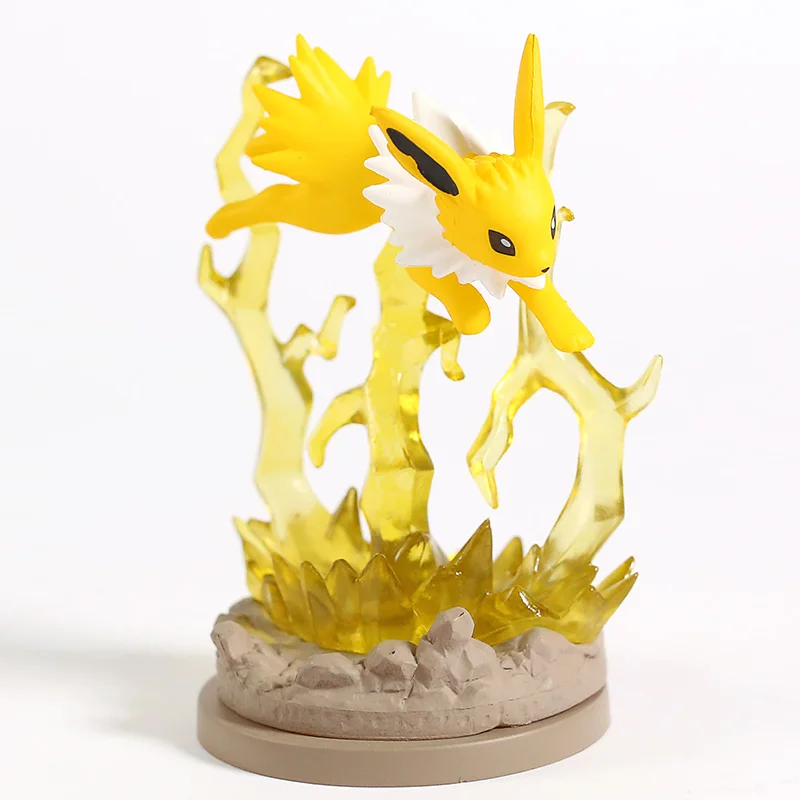 Анимированный Монстр Flareon Jolteon Umbreon Espeon Jigglypuff eeevee Vulpix Cubone Litten Absol Rowlet Фигурки игрушки 6 шт./компл