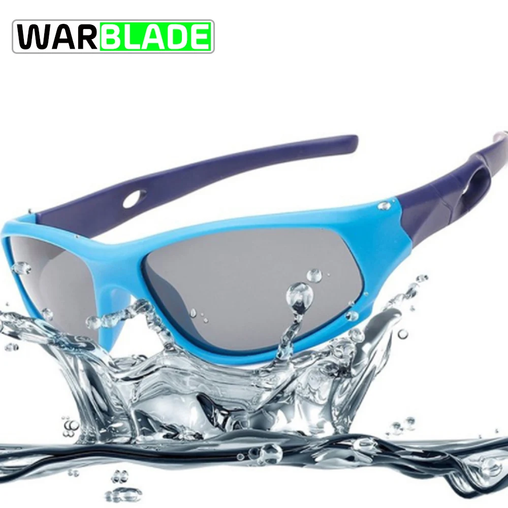 Детские поляризованные солнцезащитные очки для велоспорта Детские УФ очки для безопасности очки с оправой TR90 солнцезащитные очки для дете...