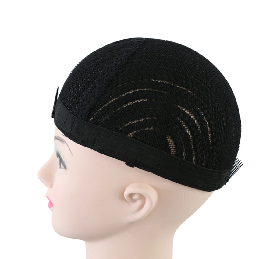 Парик черного цвета на всю голову 3 размера Плетеный парик высокое качество