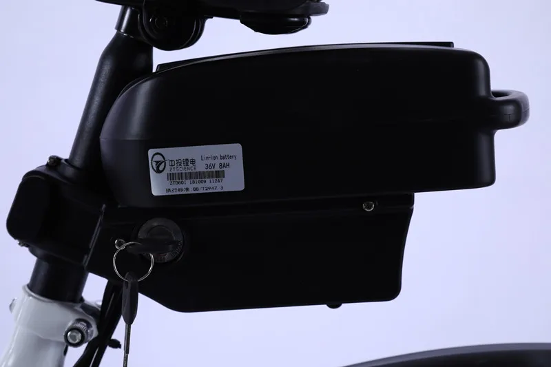 Миниатюрный Электрический велосипед 20 дюймов двойной дисковый тормоз