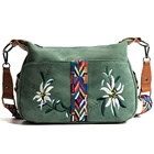 Сумка-тоут женская с вышивкой, модный саквояж на плечо из абразивной кожи, многофункциональный брендовый чемоданчик кросс-боди, 2021