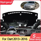 Противоскользящий коврик для Dodge Дротика Fiat Viaggio 2013 2014 2015 2016 PF, коврик для приборной панели, Солнцезащитный коврик, защитный ковер, автомобильные аксессуары