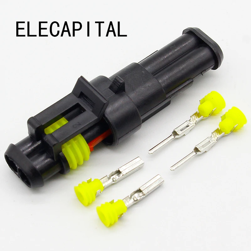 Бесплатная доставка 10 комплектов комплект 2 контактный Way AMP супер уплотнение