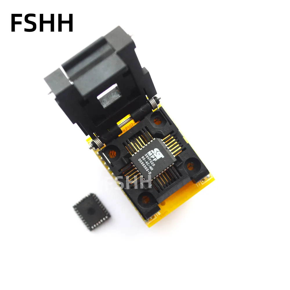 Чип программатор разъем PLCC32 к DIP32 адаптер CNV PLCC EP1M32 тестовая розетка|sockets programmer|socket