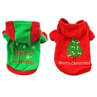 Толстовка для собак, Рождество, Осень-зима, утепленная флисовая одежда для чихуахуа, пальто, куртка, декодеры для домашних животных