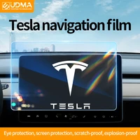 15 inch tesla model 3y 2021 tempered glass screen protector tesla accessories navigator center control touch display hd film