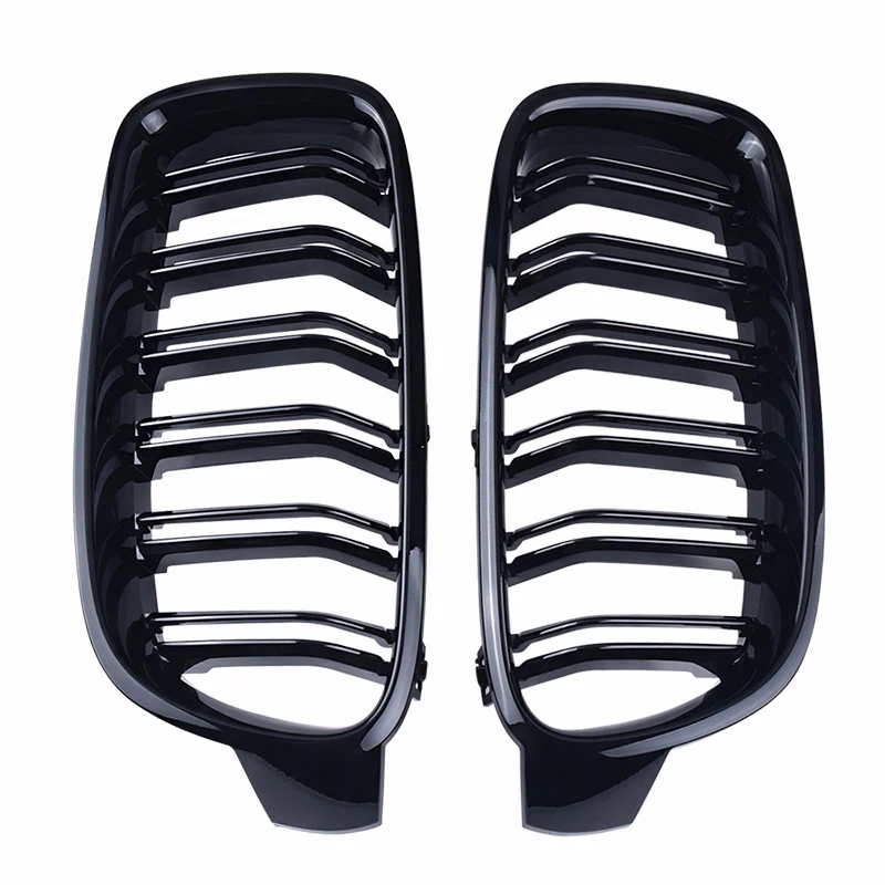 

Car Front Grille Racing Front Sport Grill Gloss Black Double Slat Kidney Grille For Bmw 3 Series F30 F35 2013 2019