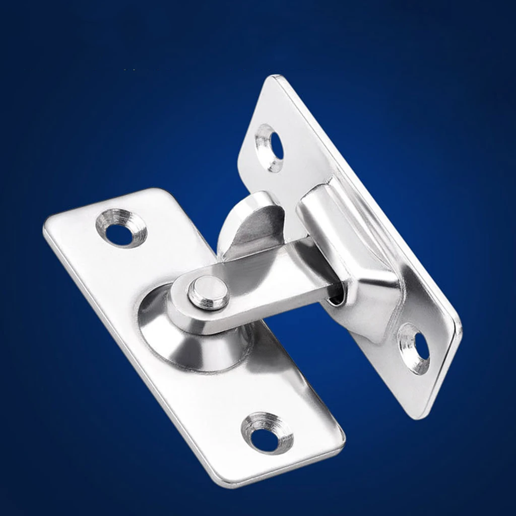 

90 Degree Right Angle Door Latch Hasp Bending Latch Barrel Bolt with Screws for Doors Buckle Bolt Sliding Lock