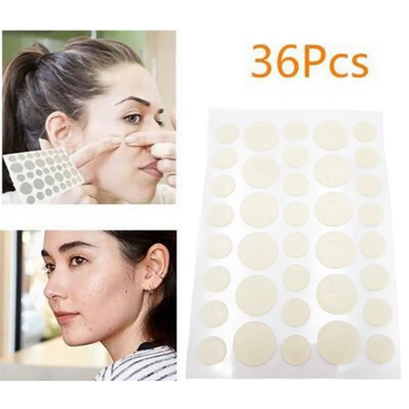 

36pcs/set Hydrocolloid Acne Invisible Pimple Master Patch Skin Tag Removal Patch Pimple /Blackhead Blemish Removers Facial Care