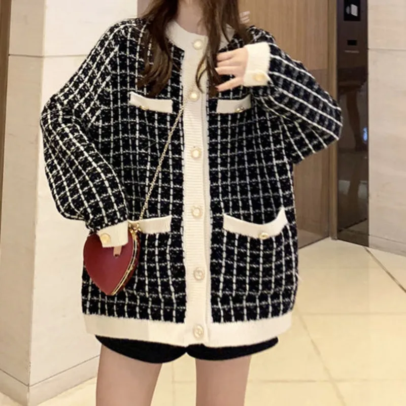 Укороченный кардиган костюм пальто винтажный Kawaii зеленый милый топ Y2k с длинным