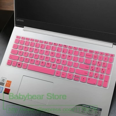 pink Чехол для клавиатуры ноутбука Защитная пленка для ухода за кожей кожи lenovo Ideapad 15," 320 330 330s 340s 520 720s 130 S145 L340 S340 - Цвет: pink