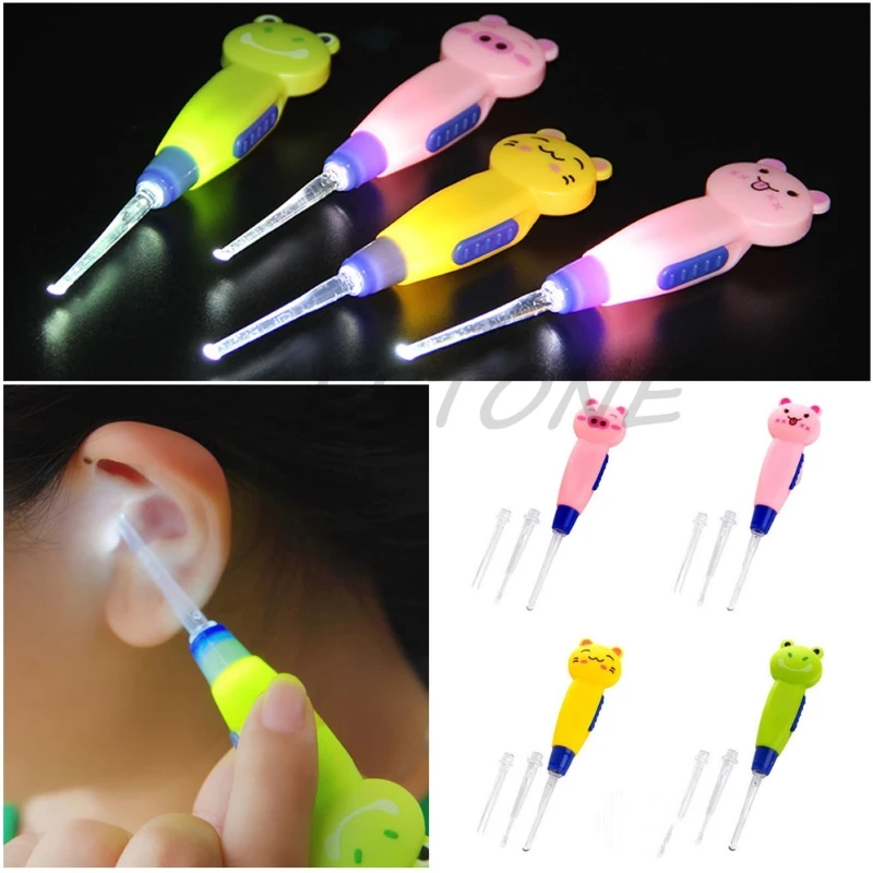 2020 новый свет светодиодная вспышка для ушей 3x удаления воска ушей|cleaning wax|ear pickear dig