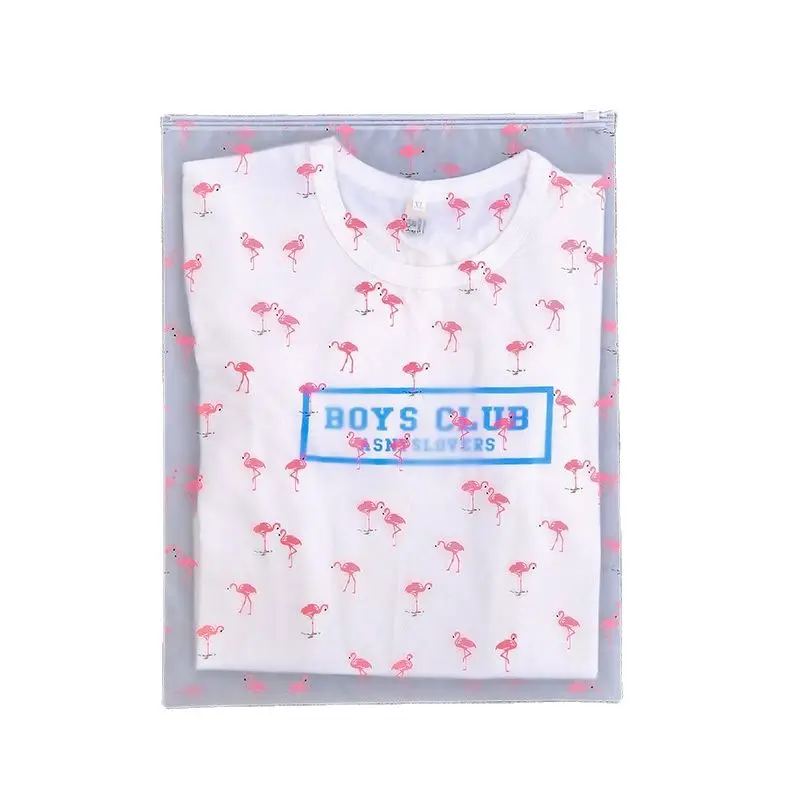 

WincoPack, матовая печатная полиэтиленовая застежка-молния на заказ, Полиэтиленовая застежка-молния, матовая пластиковая упаковка, пакет для упаковки одежды VC001