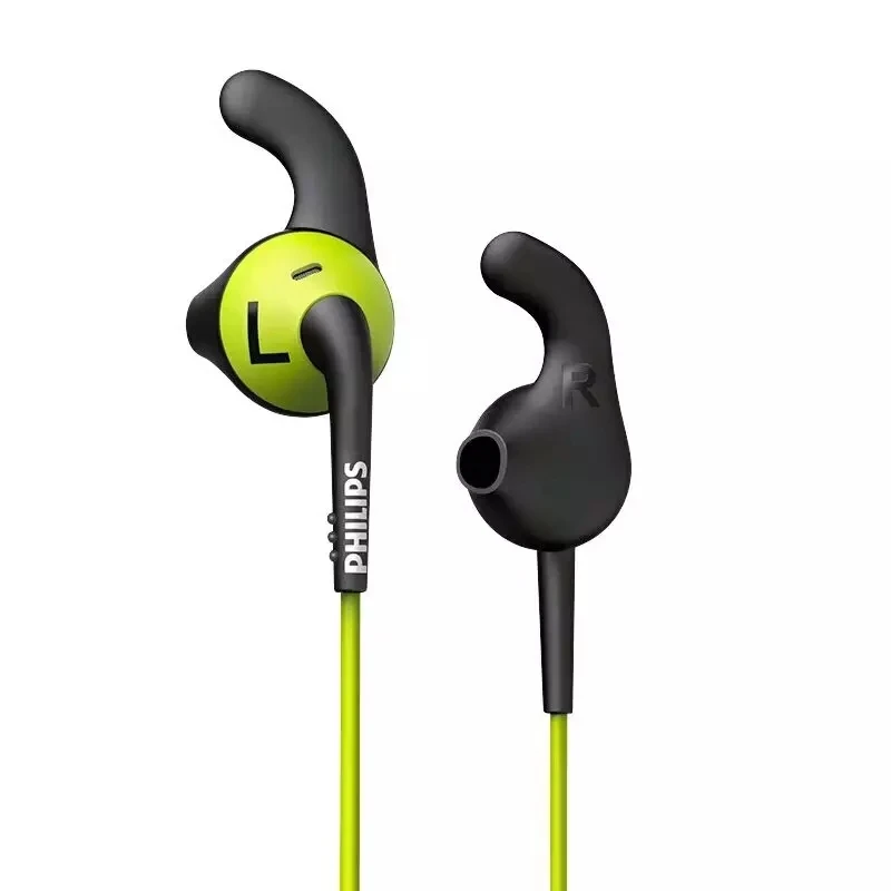 Original Philips SHQ6500 Neckband Bluetooth Wireless Headphones Earphone Bass Waterproof Headset with Microphone for Iphone X |