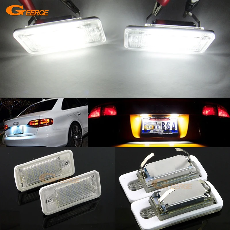 Для Audi A3 S3 8P 2004-2009 отличный ультра яркий Smd светодиодный светильник номерного