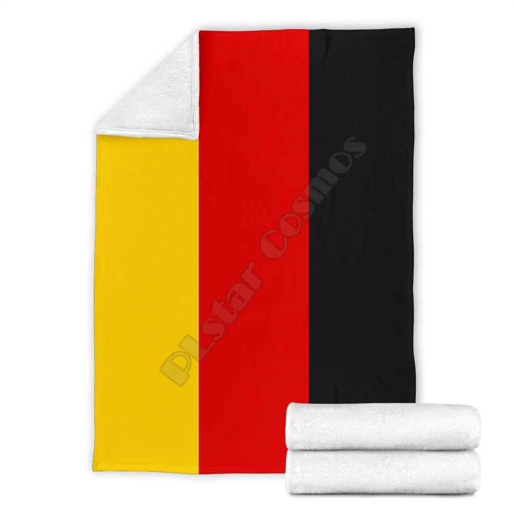 

Флисовое одеяло с немецким флагом, одеяло для взрослых и детей с принтом собаки, теплое шерпа одеяло