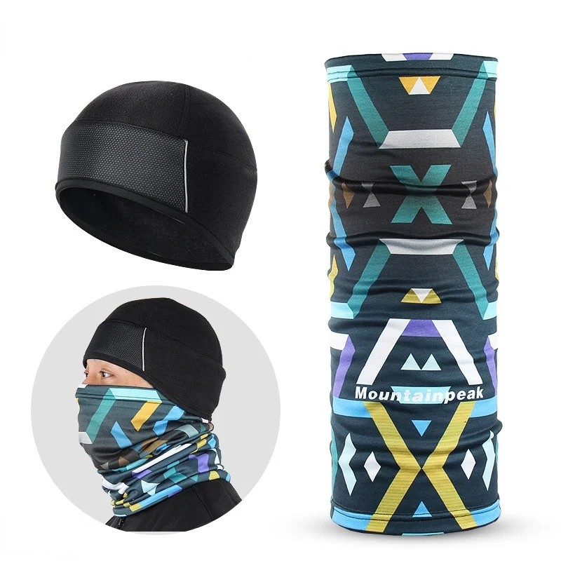 

MTP Cycling Mask Autumn Winter UV Warm Magic Scarf Mask for Face Bicycle Fleece Hat Bike Bandana Ciclismo Riding Mask Headwear