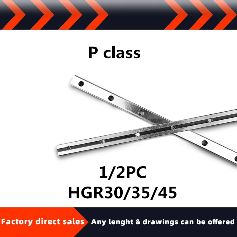 Направляющая класса P 30/35/45 мм линейная направляющая HGR30 HGR35 HGR45 L = 1200 2550 с зеленым