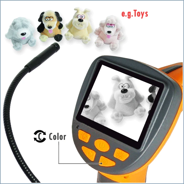 Эндоскоп для осмотра змеи Borescope lcd водонепроницаемая видеокамера 8,5 мм камера