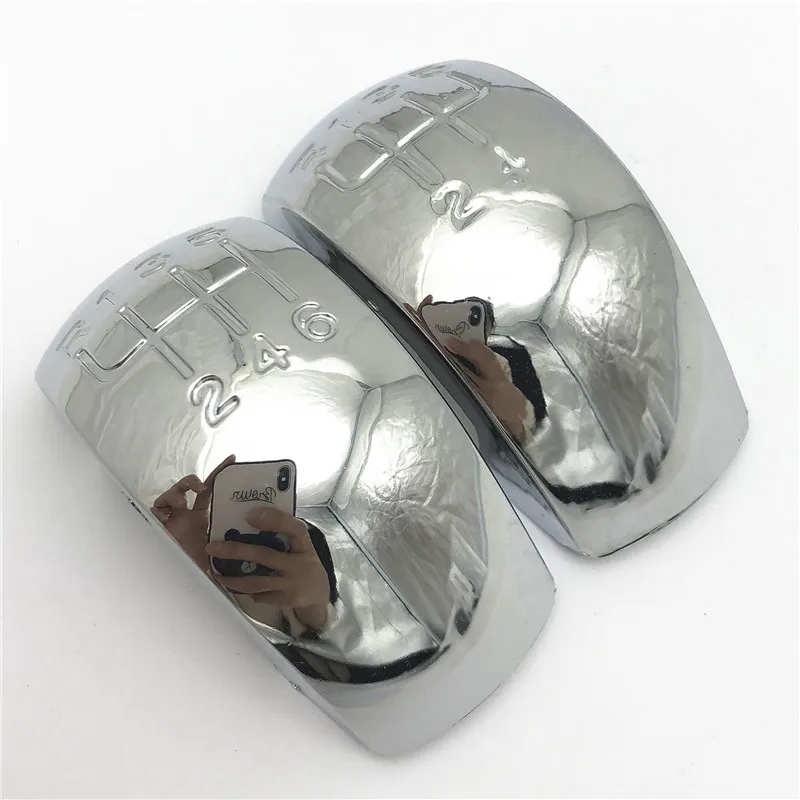 

For Skoda Octavia MK2 II (04-08), II FL (08-11) Chrome / Black Gear Shift Knob Cap Emblem Badge Cover Lever Stick Pen