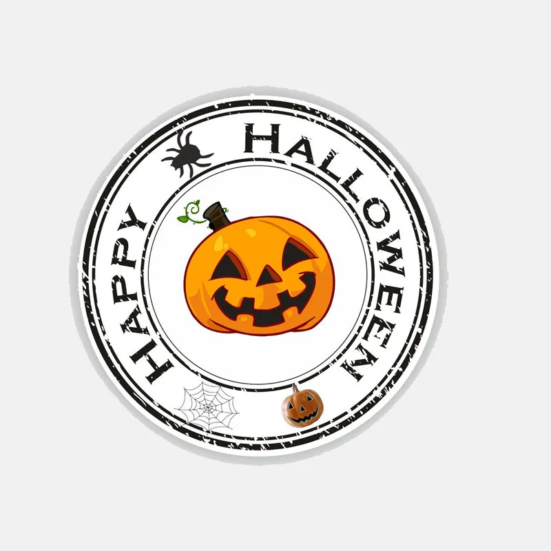 

Amusing 12.3CM*12.3CM Car Window Happy Halloween Motorcycle Car Sticker Decal