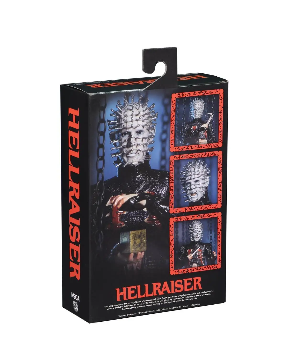 

18cm Original NECA Hellraiser Ultimate Pinhead He'll Tear Your Soul Apart PVC Action Figure Movable Collection Of Toy Gifts