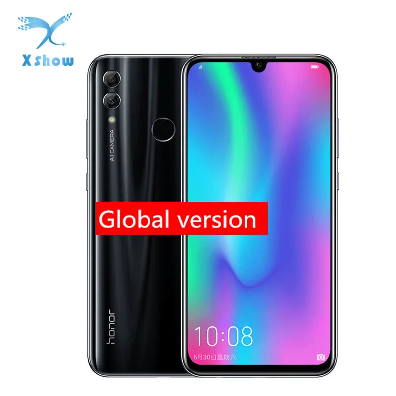 Honor 10 Lite Android 9,0 6,2" FHD 2340X1080 Передняя и задняя камера 24 МП Восьмиядерный 4G LTE мобильный телефон