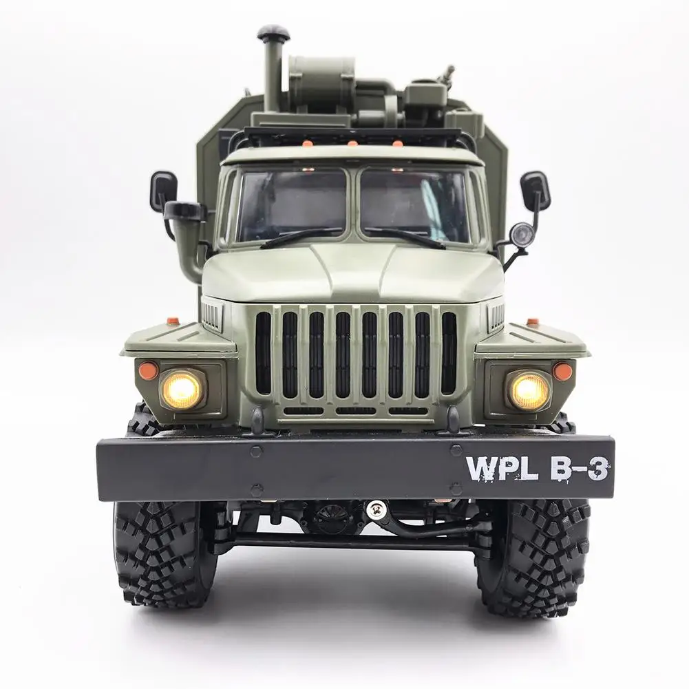 WPL B36 Ural 1/16 2.4G 6WD Rc Car Military Truck Rock Crawler Command Communication Vehicle RTR Toy Army Green enlarge