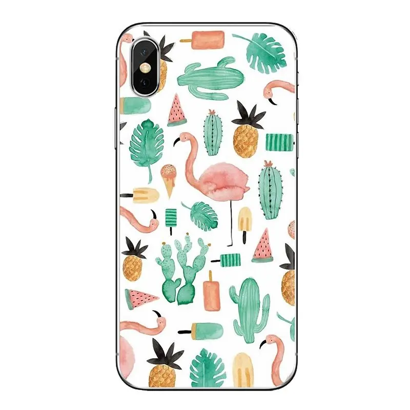 For Sony Xperia Z Z1 Z2 Z3 Z5 compact M2 M4 M5 E3 T3 XA Aqua LG G4 G5 G3 G2 Mini Lips Flamingo Transparent Soft Cases Covers |