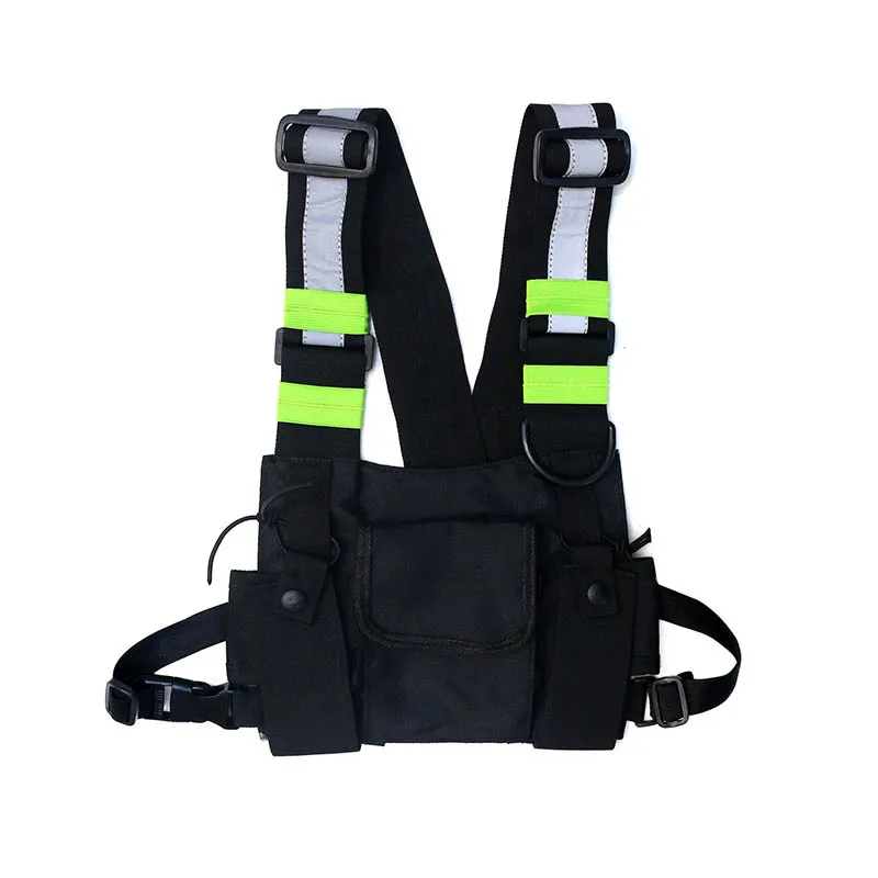 

Packs Unisex Street Trend Tactical Waist Style Men Chest Rig Bags Nylon Travel Male Belt Bag Vest Backpack Tactical Chest Pouch