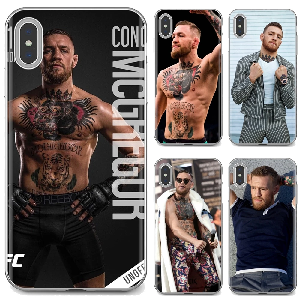 Силиконовый чехол для Xiaomi Mi Note 10 11 t lite A2 A3 Max Mix 2S 3 poco X3 nfc F2 F3 Pro M3 Conor McGregor | Мобильные