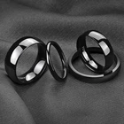 Мужское и женское титановое обручальное кольцо, 2468 мм, полированное коктейльное кольцо, Размер 15