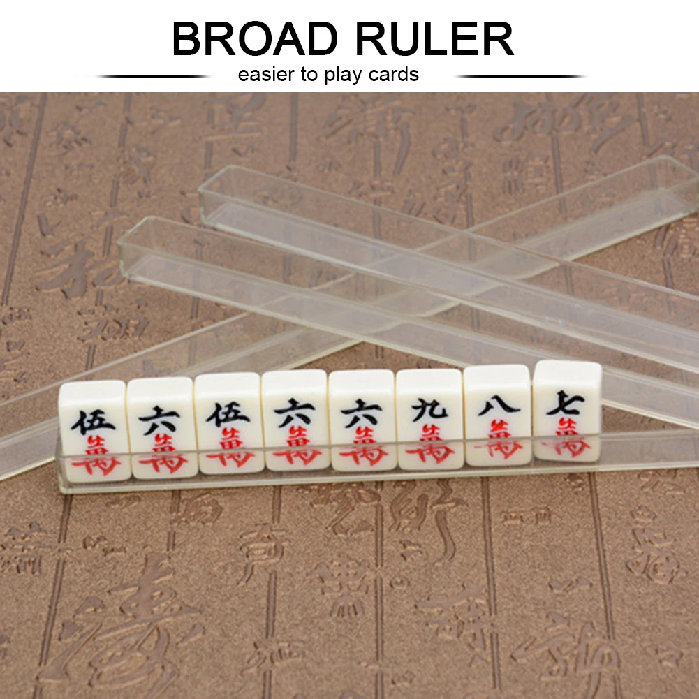 

U-shape Ruler 2020 Special Mini Mahjong Travel Mahjong Dormitory Mahjong Games Outdoor Camping Mahjong