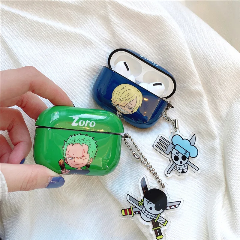 

Чехол One piece sanji Roronoa Zoro для Airpods 1 2 3 Pro Чехол для наушников Мягкий Bluetooth беспроводной защитный чехол для Airpod
