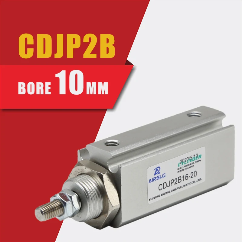 

CDJP2B series SMC double acting samll needle cylinder CDJP2B10-5D CDJP2B10-10D CDJP2B10-15D CDJP2B10-20D CDJP2B10-30D