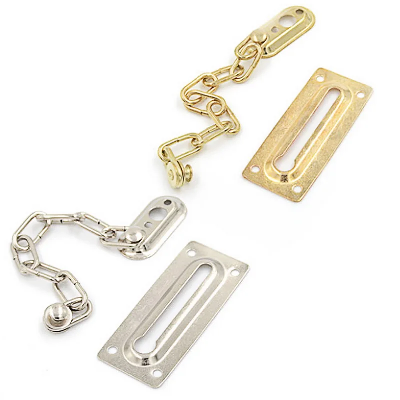 

1PC safety protection chain lock/safe sliding bolt door chain lock, protection sound cabinet lock, anti-theft door hardware