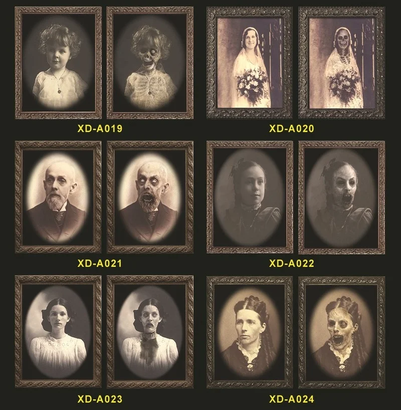 Декоративная картина Счастливого Хэллоуина бара дом с привидениями рамка