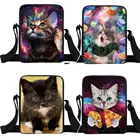 Маленькие сумки через плечо с милым единорогом, кошкой, женская сумка, сумка для девушек, сумка на плечо, женские дорожные сумки, сумка для книг, сумка-мессенджер для отдыха