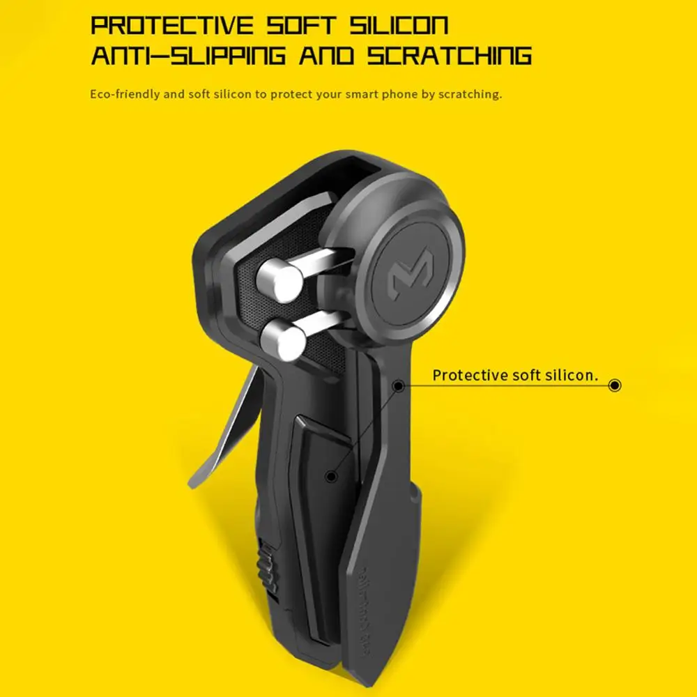 1 пара мобильных игровых контроллеров для PUBG 4 клавиши триггера планшетов