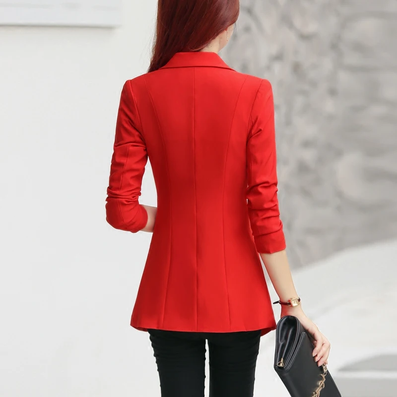 Блейзер в стиле ретро пальто новинка 2020 весенний пиджак Женский Длинный блейзер