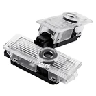 2 шт. светодиодный ные автомобильные дверные фары для mini Cooper One S R55 R57 R58 R59 R60 Clubman Countryman JCW с эмблемой проектора