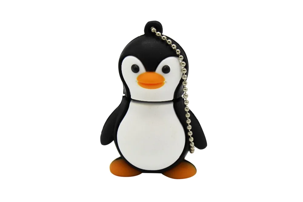 USB флеш-накопитель с милым пингвином, 64 ГБ, 4 ГБ, 8 ГБ, 16 ГБ, 32 ГБ, флешка USB, 2,0