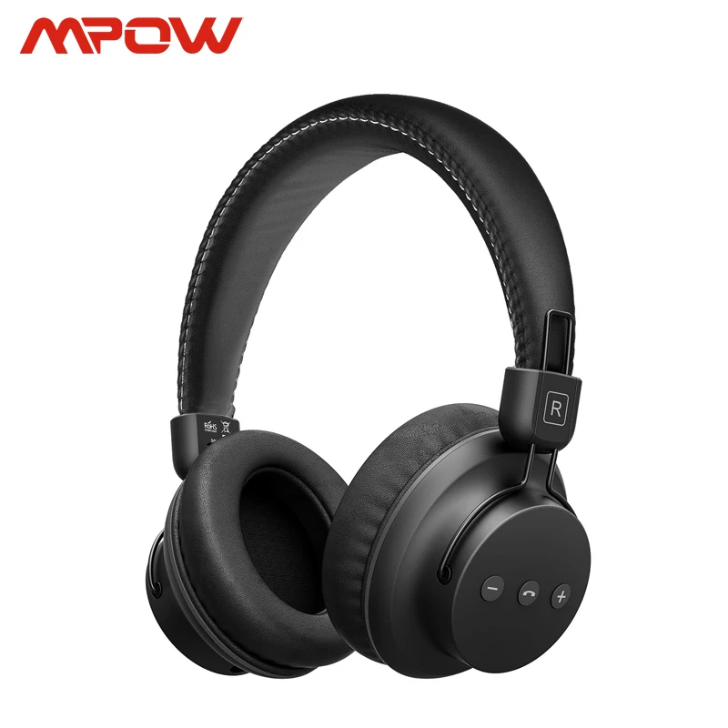 Оригинальные Mpow H1 беспроводные наушники Bluetooth 4,1 Гарнитура с шумоподавлением Heasphone мягкие вкладыши с сумкой для переноски для ПК ТВ MP3