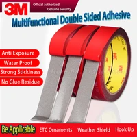 3m super strong vhb double sided tape waterproof no trace self adhesive acrylic pad two sides office school sticky for car home