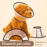 transparent dog cat protective cover wound healing to protect medical collar cone to prevent biting pet supplies