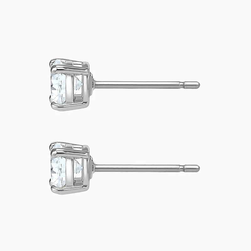 

Fashion Jewelry SWA New ATTRACT Perforated Earrings White Exquisite Round Crystal Decoration Female Trend Romantic Gift