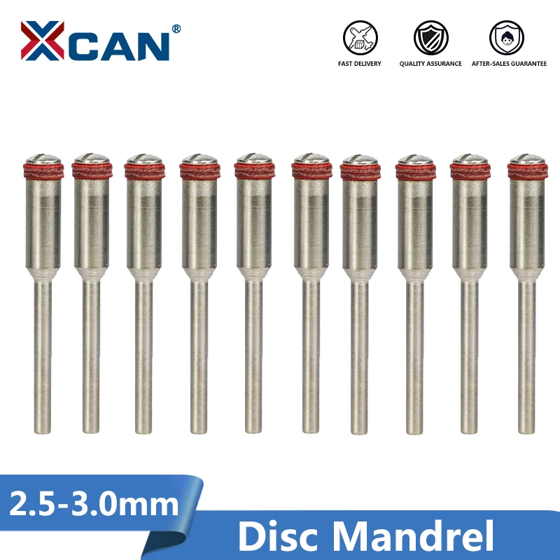 XCAN 10 шт. 2 35/3 0 мм диск хвостовик оправки ручка отрезного колеса для Dremel